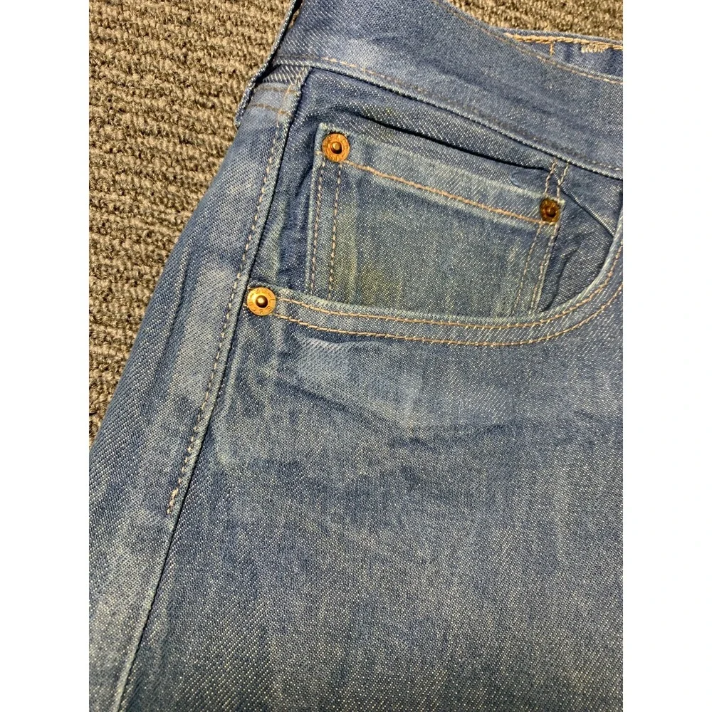 Levi Strauss 501 Men's Light Wash Button Fly Jeans W40x34